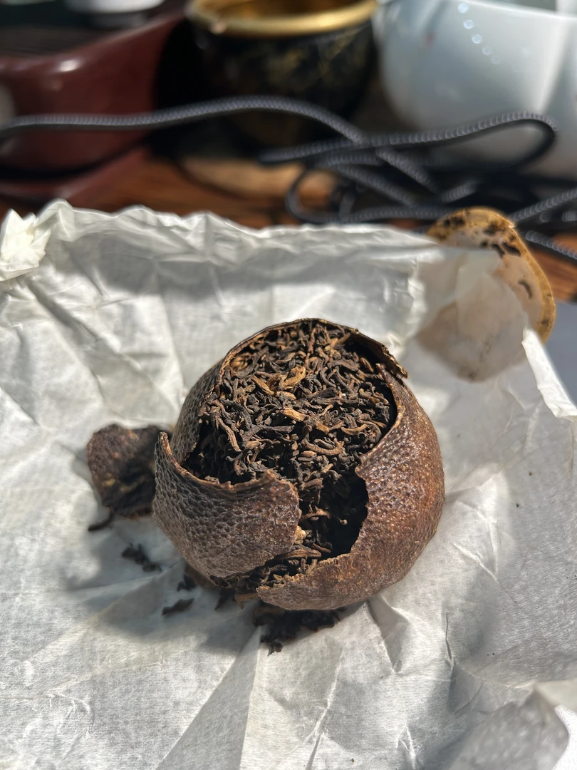 【高品测试限五单】2016年天马金稻田圈枝大红柑白茶（白牡丹）一粒