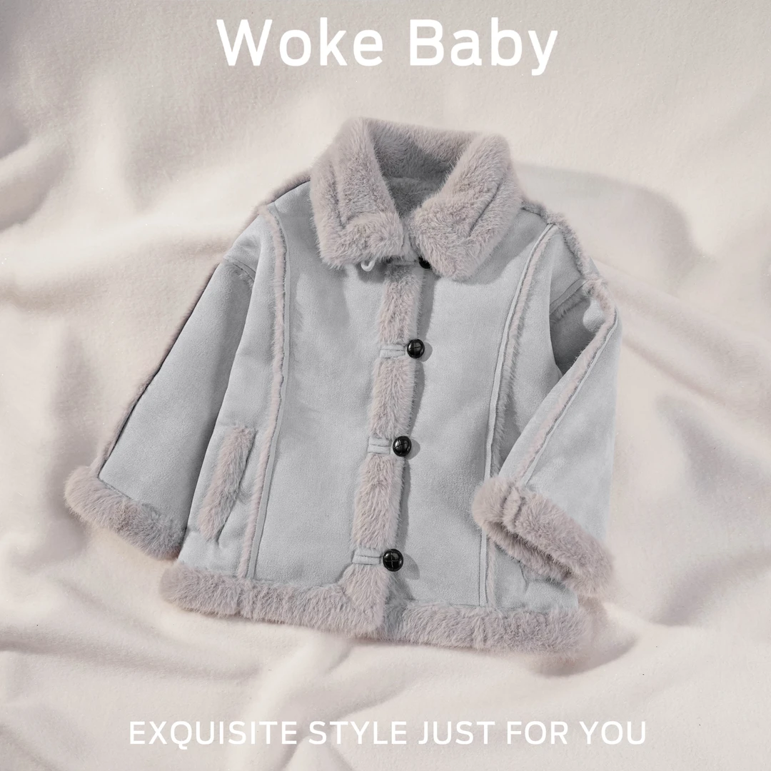 现货【BO专属】女童冬季加绒加厚上衣外套汉服V10186