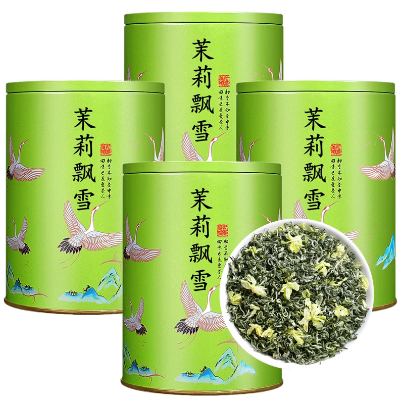 【浓香特级】正宗茉莉花茶飘雪特级2025新茶绿茶浓香型茶叶花草茶