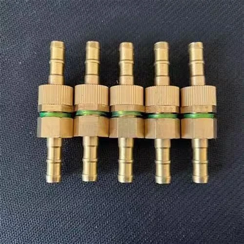 高压喷药管子铜接头喷雾机打药管铜大小活接头铜组件 8.5mm管接头