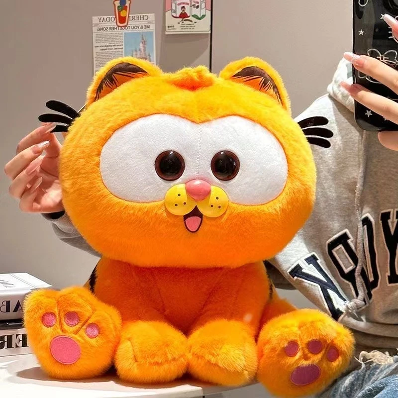 正版加菲猫玩偶猫咪公仔毛绒玩具女孩睡觉抱枕