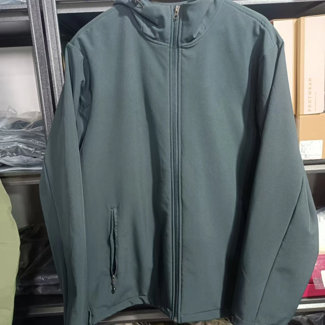 LISUN™ 男士秋冬款时尚休闲百搭抓绒夹克外套（土）