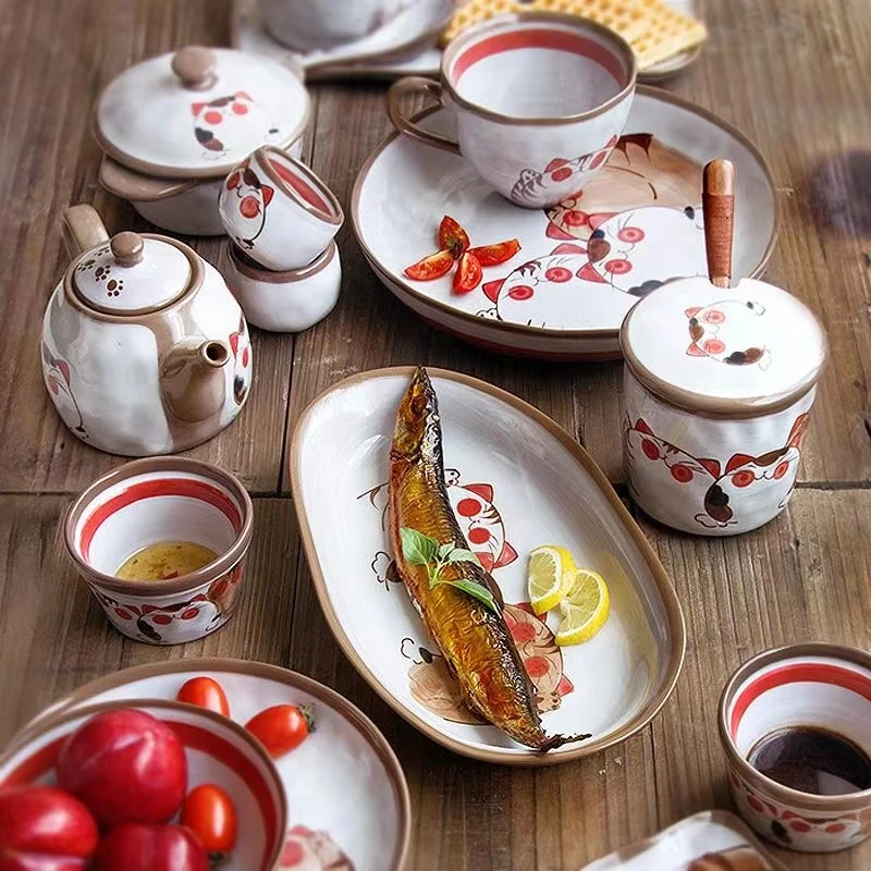 海外回流瓷器主人杯碗盘茶具