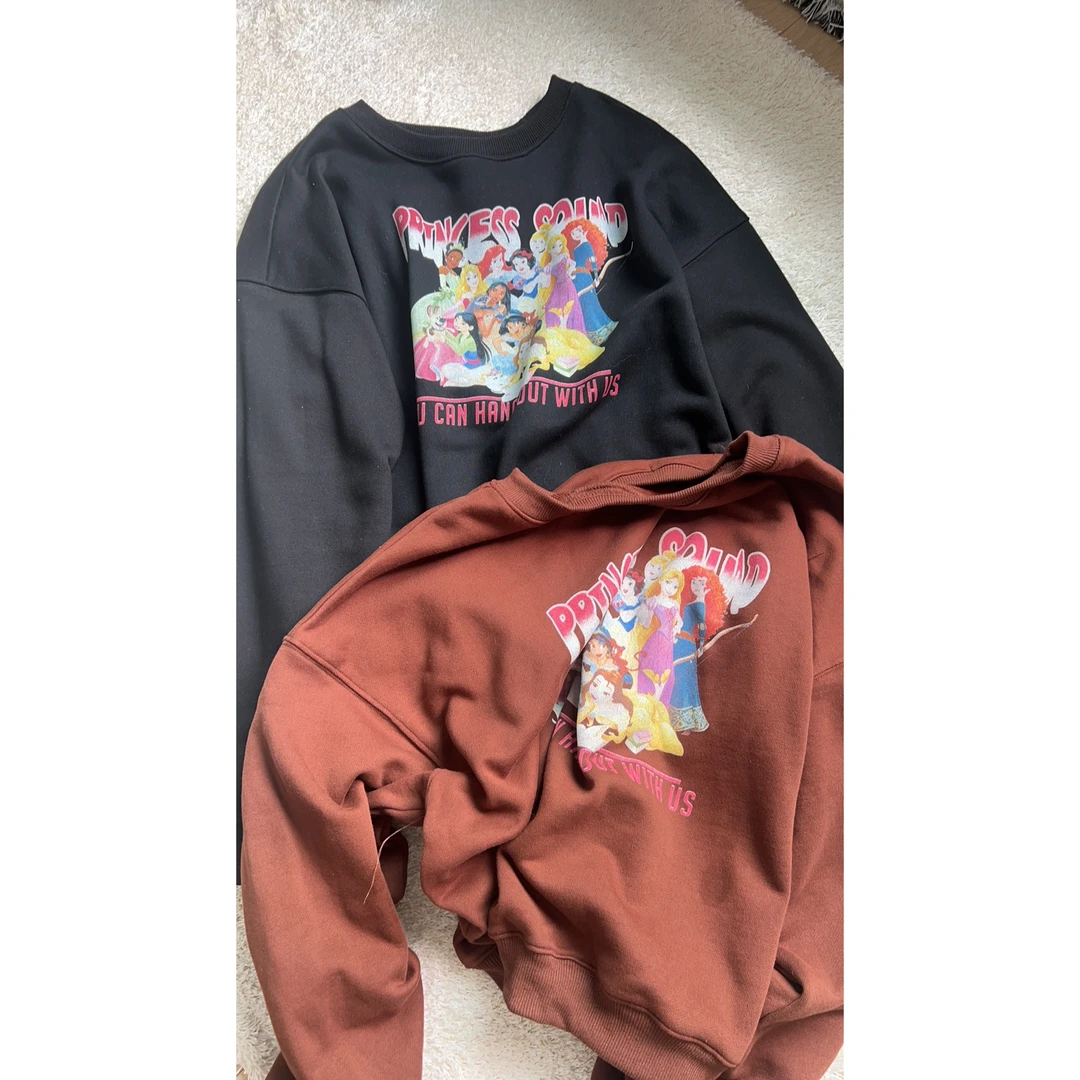 韩国东大门正品小众款宽松休闲公主卫衣女100702（NO退NO换）