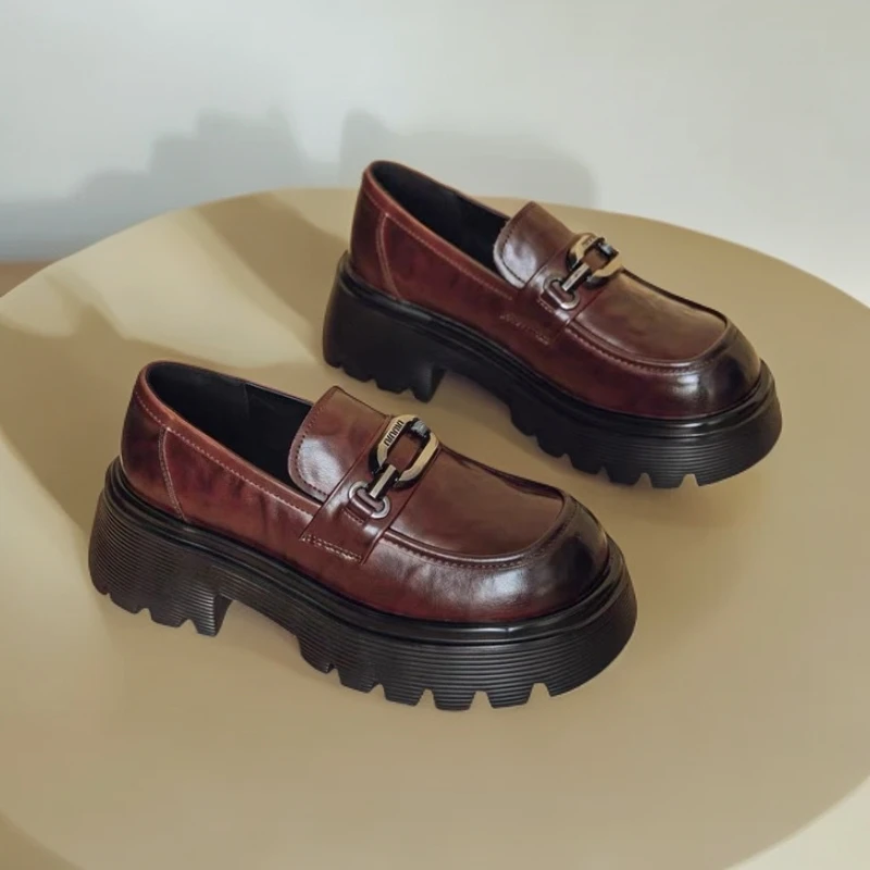 1229-D1-软底单鞋休闲女士工作鞋厚底鞋