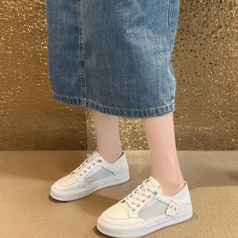 9516-A7-秋厚底季时尚百搭真皮时尚休闲鞋