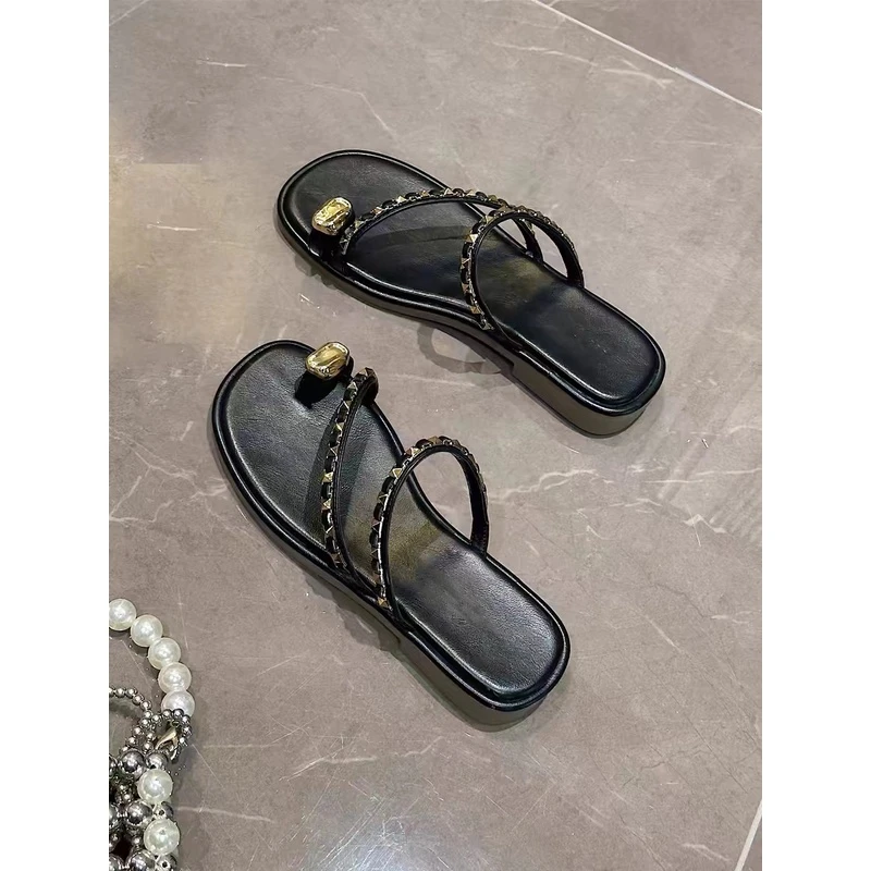 9063-B1-百搭春夏季女鞋时尚凉拖鞋女气质