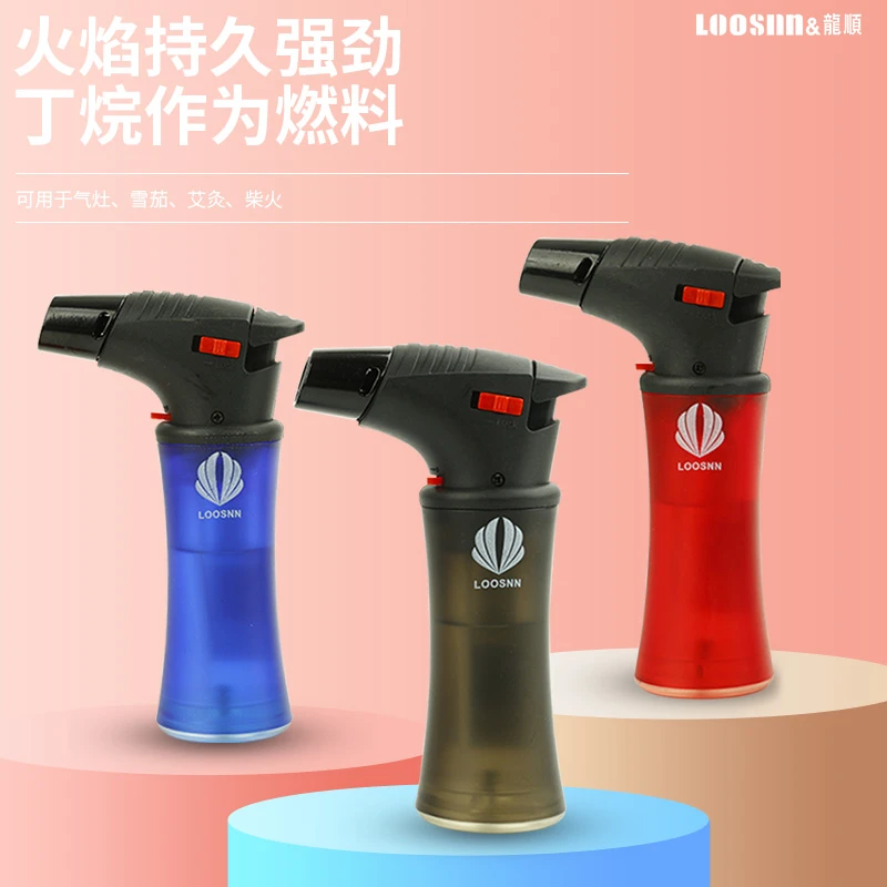 【2024升级款】加厚耐用蓝光直冲电话防风打火机超市批发零售个性潮