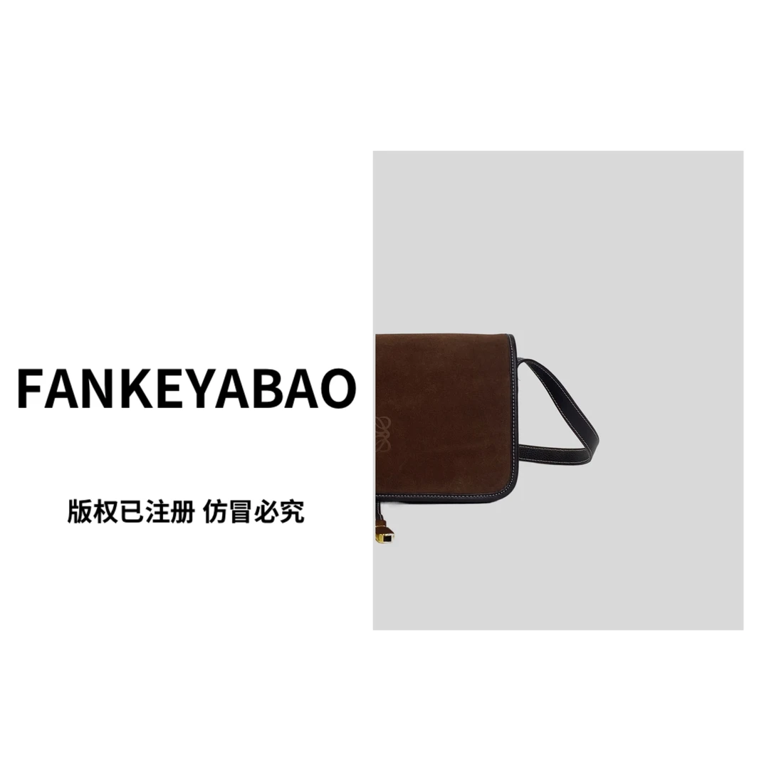 FANKEYABAO/秋冬新款磨砂单肩包高级上档次复古斜挎小挎包