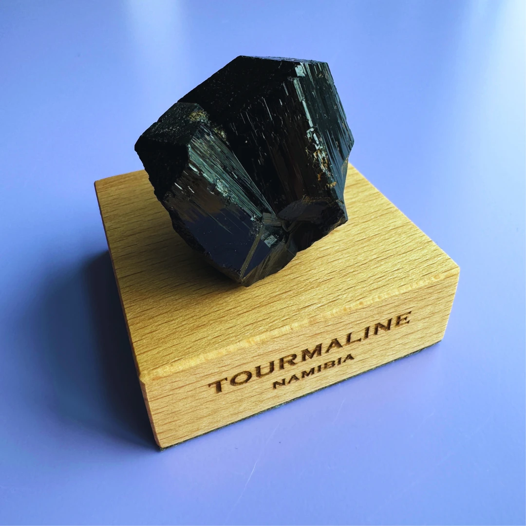 *福利【黑碧玺/纳米比亚】矿物标本摆设矿标收藏