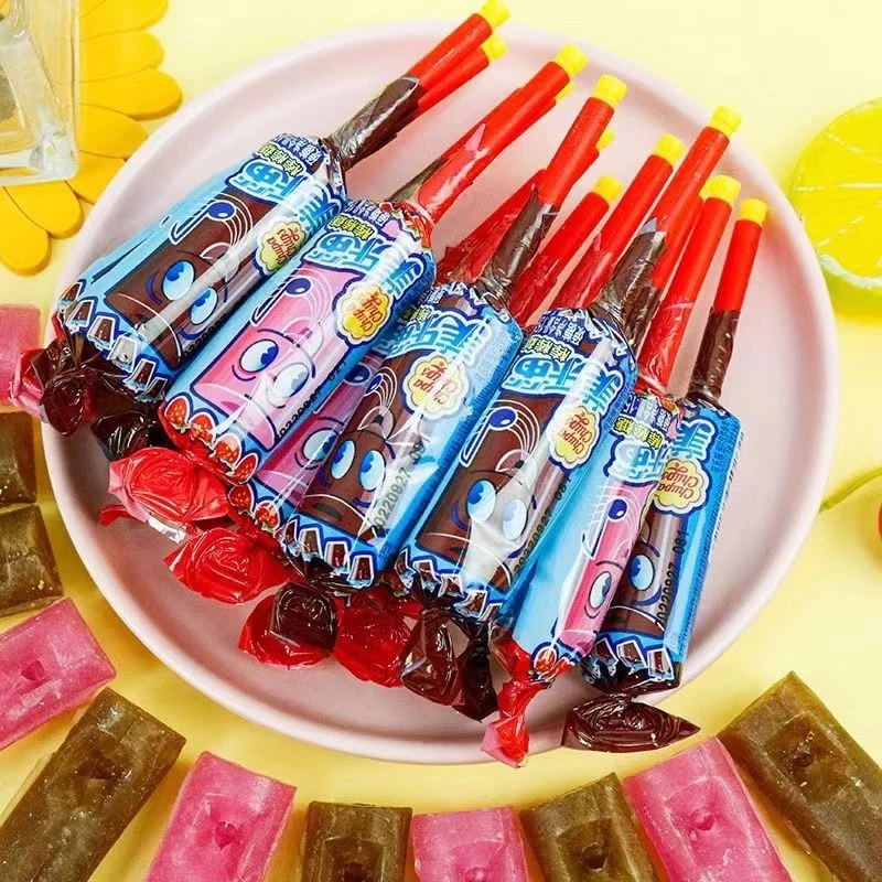 珍宝珠美乐迪棒棒糖批发口哨糖草莓硬糖小朋友分享糖果休闲零食
