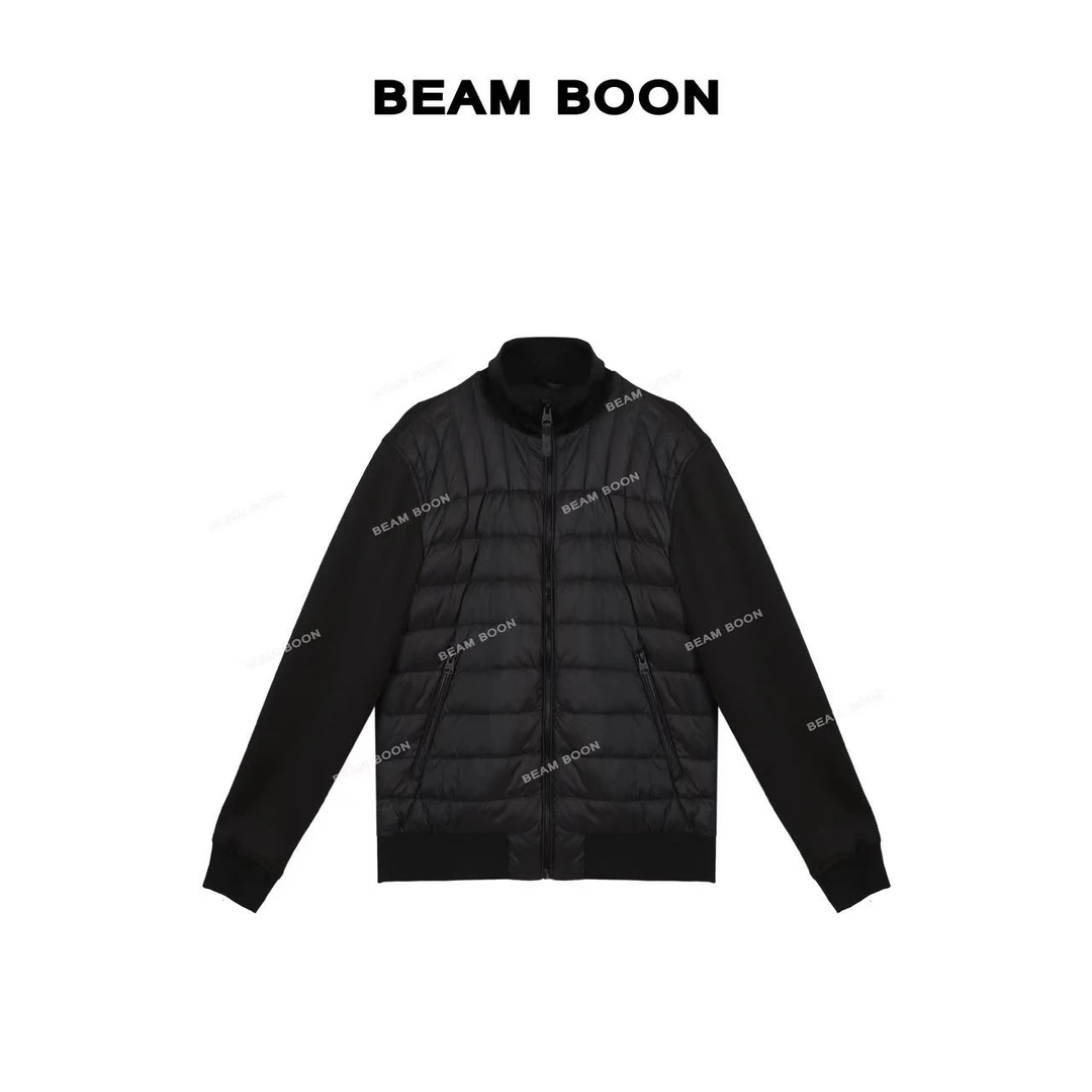 Beam Boon|【彼得堡羽绒】MAC*男士冬季保暖90%白鸭绒拼接羽绒外套