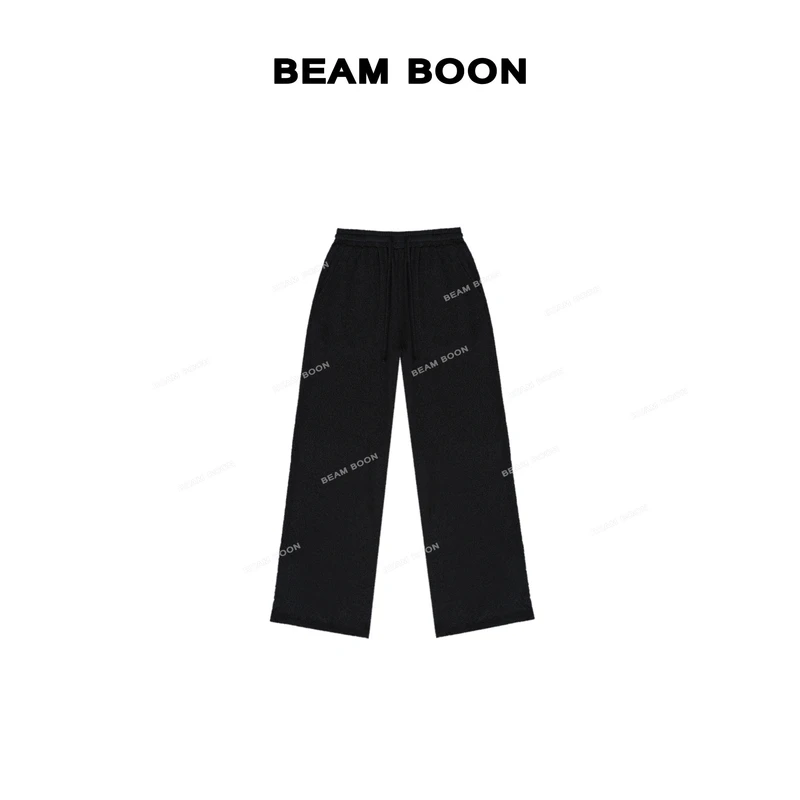 Beam Boon |【懒宅美少女】棉柔亲肤家居系列休闲日常直筒家居裤