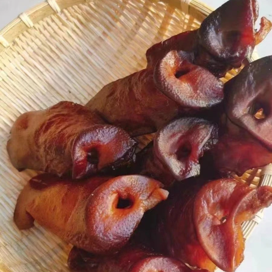 腊猪拱嘴烟熏猪鼻子四川腊味猪嘴农家柴火腌腊新鲜猪肉川味特产