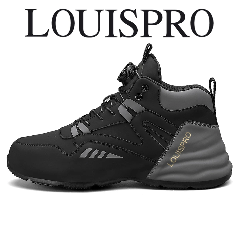 【LOUISPRO正品】科技旋转钮扣轻奢时尚质感百搭包底减震休闲鞋