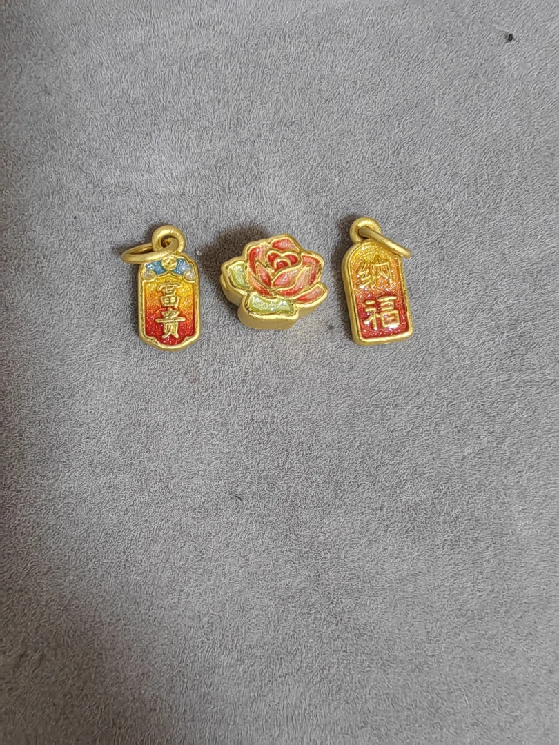 胖福饰品足金配饰