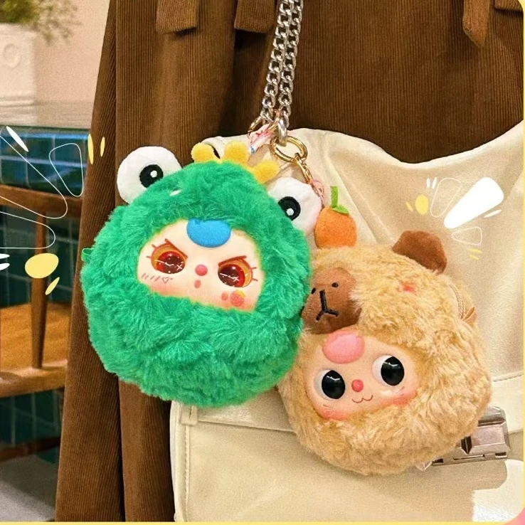 【许愿】娃三岁带我出发二代拉链包毛绒盲盒 潮玩可爱 国潮玩具