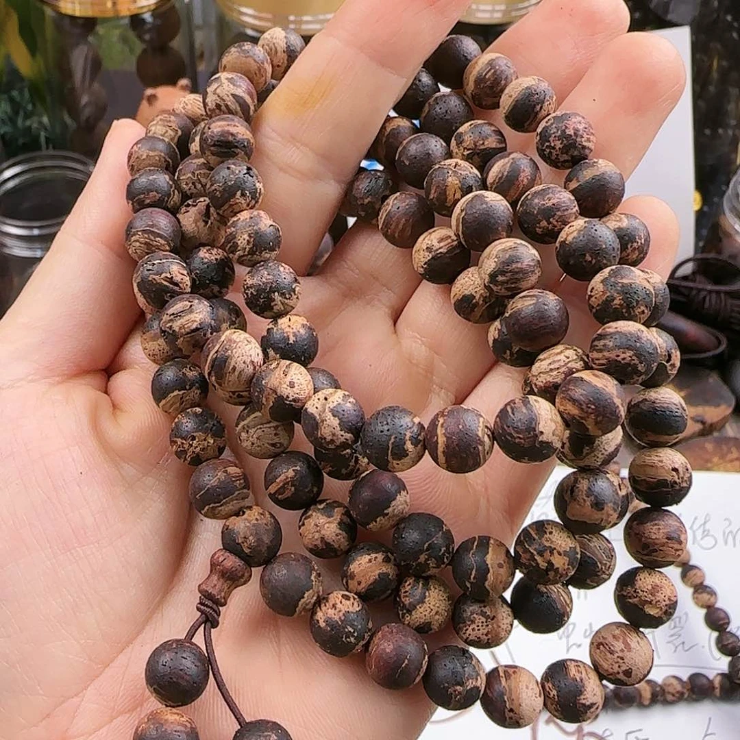 降真香手串/手链0.8#108无胶爆甲多圈
