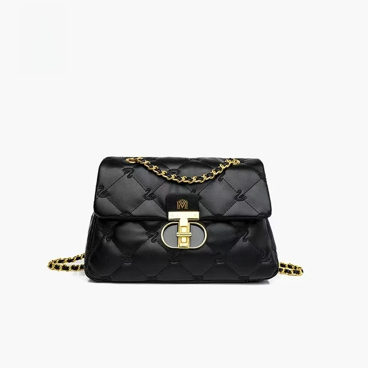 3005 黑色（长26厘米高17厘米）百搭时尚包包（无礼盒）