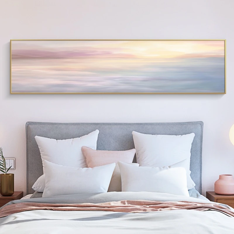 【旭日东升】卧室装饰画床头挂画主卧温馨壁画背景墙高级感简约挂画