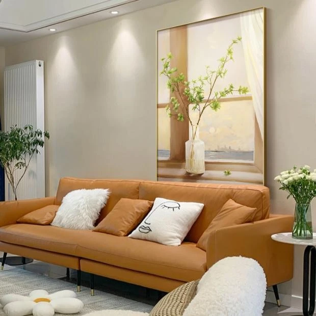 【无忧】北欧奶油风客厅装饰画沙发背景墙画玄关简约日式挂画卧室