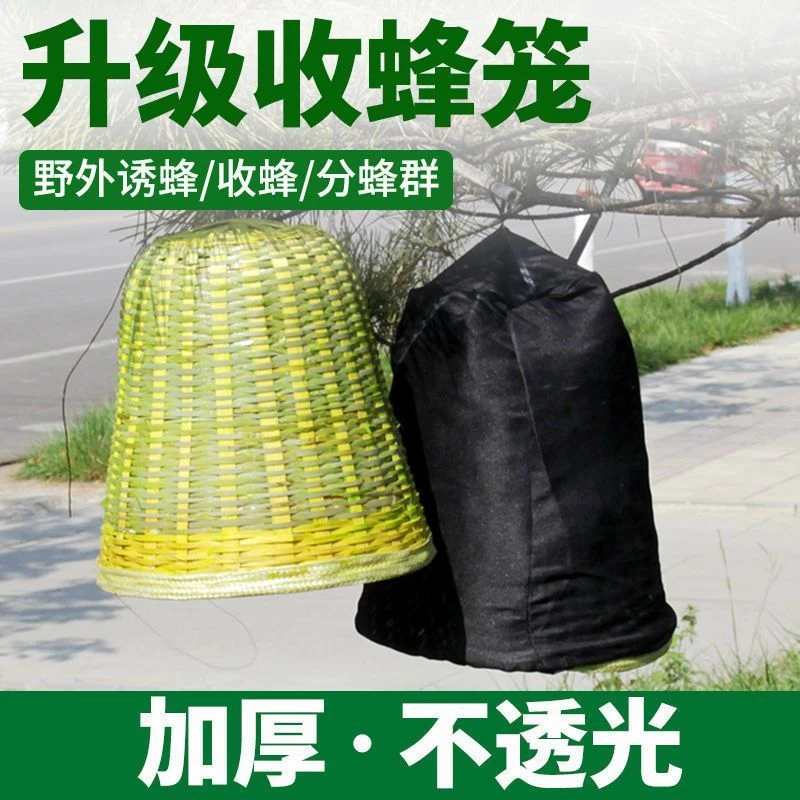 收蜂笼捕蜂器专用诱蜜蜂招蜂腊野外收土蜂笼诱蜂蜡招蜂水蜂工具