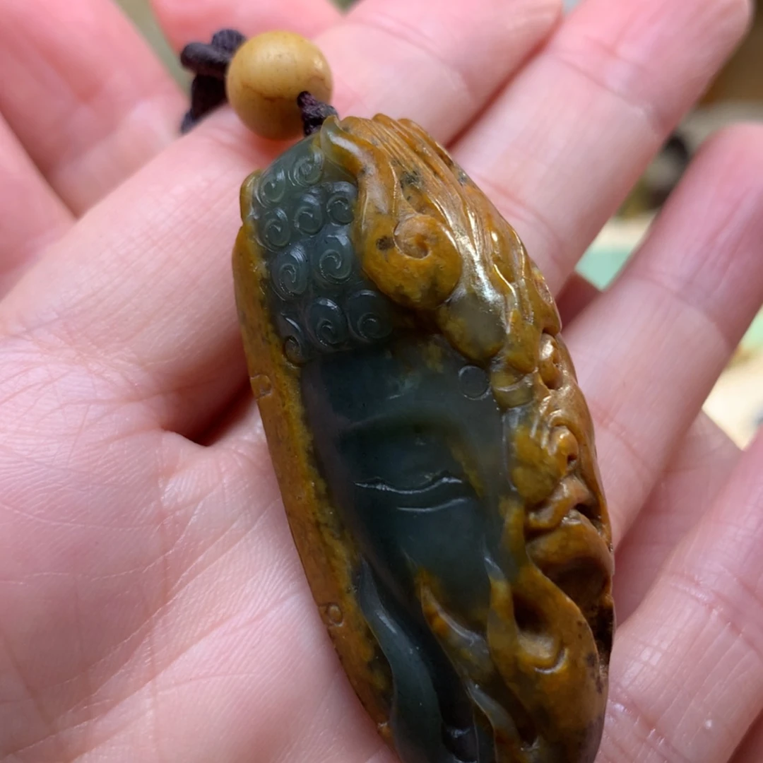 【闪购商品】岫岩河磨玉（透闪石质玉）挂件未镶嵌