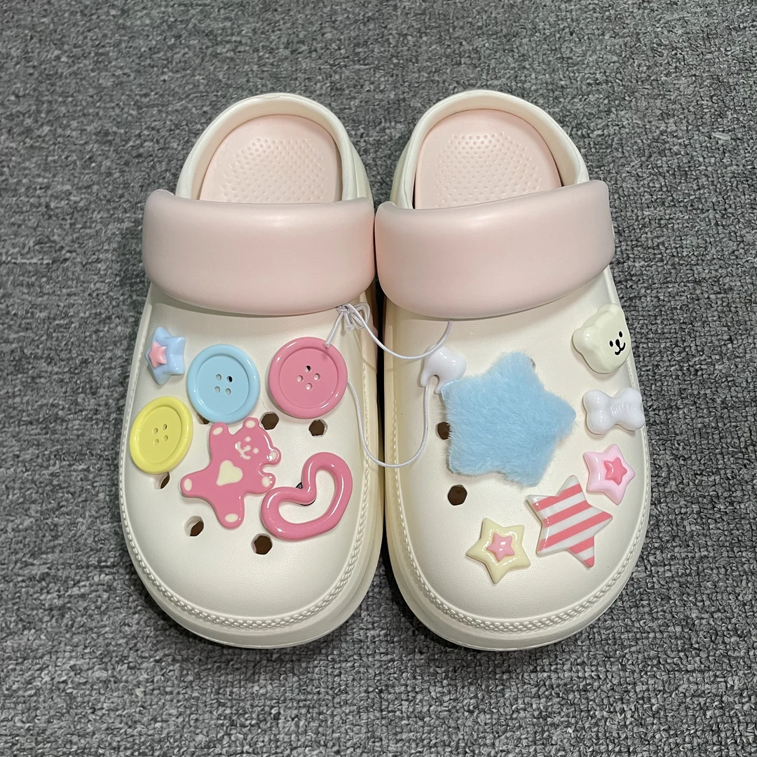 2024年增高洞洞鞋女EVA材质  （有瑕疵）