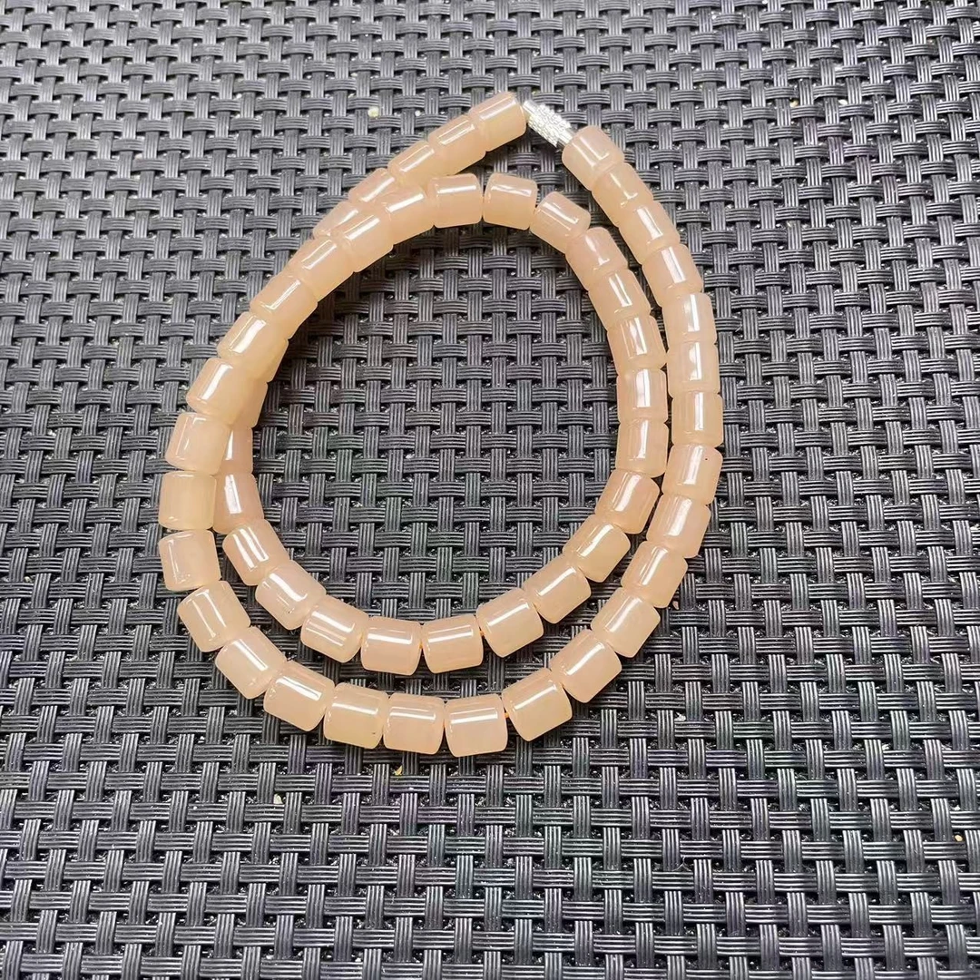 【大喜儿】藕粉色系桶8m时尚项链1WQ584