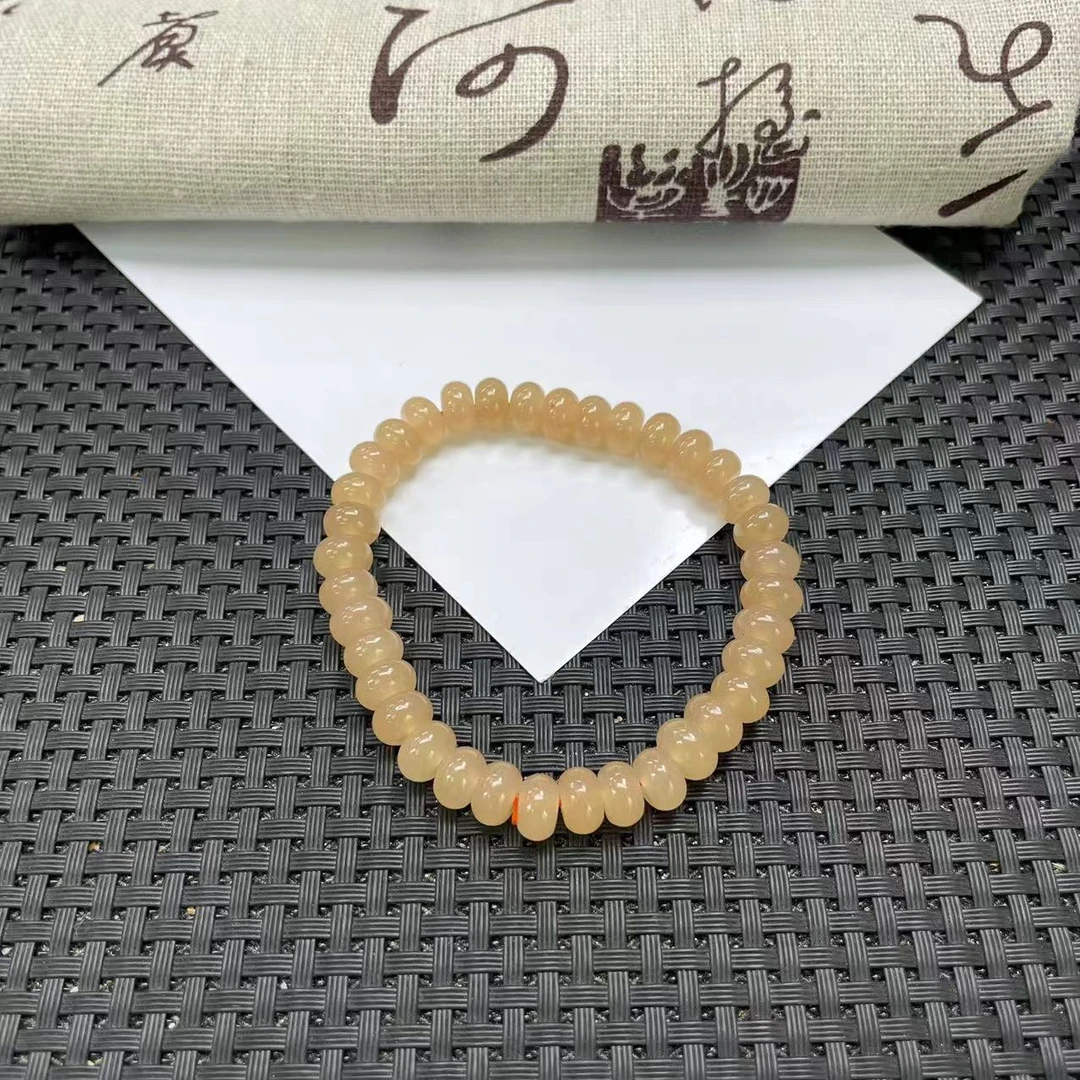 【大喜儿】藕粉色系算盘8m手链-1WQ110