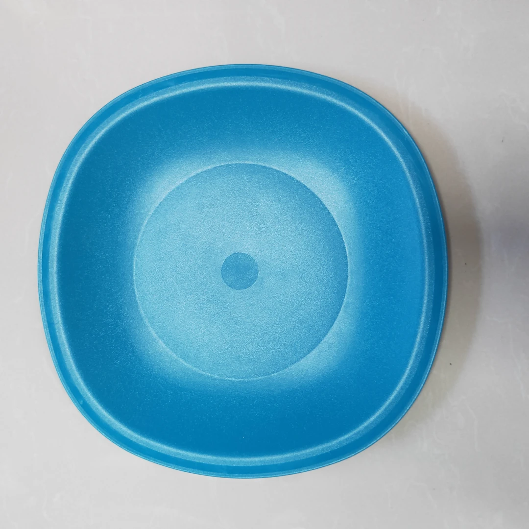 (海)孔雀蓝  盘子  碟子 磨砂