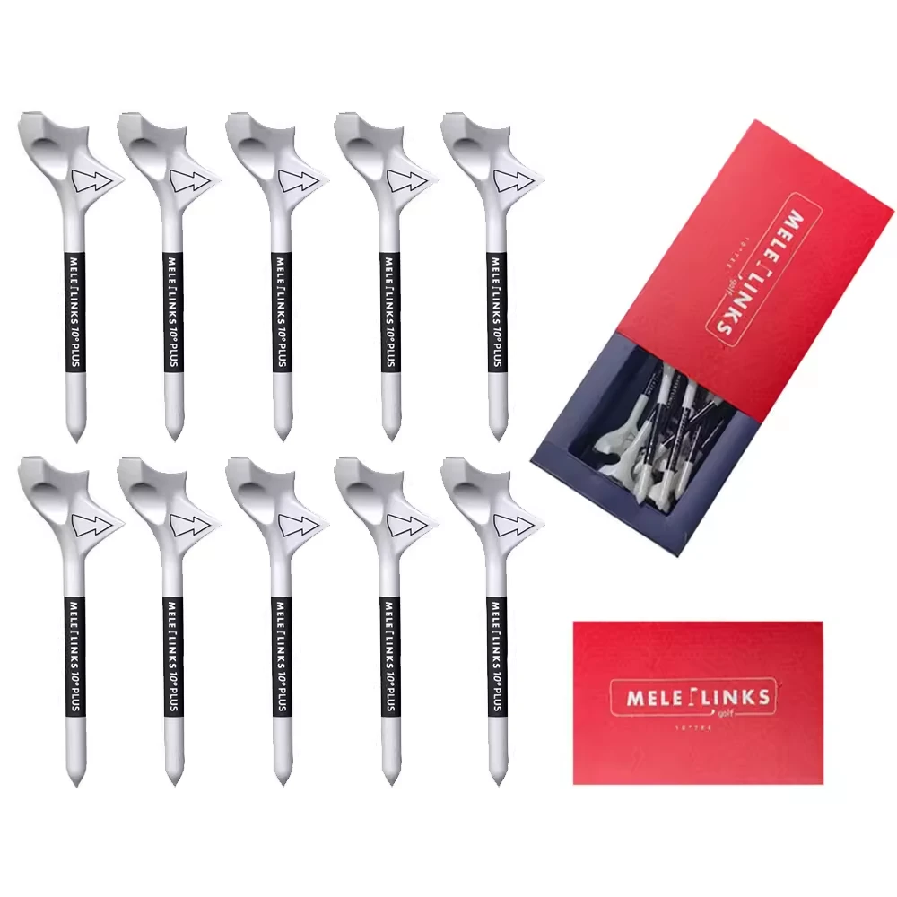 高尔夫球Tee10度tee10支/盒高尔夫球托球座 斜插增加距离耐击打