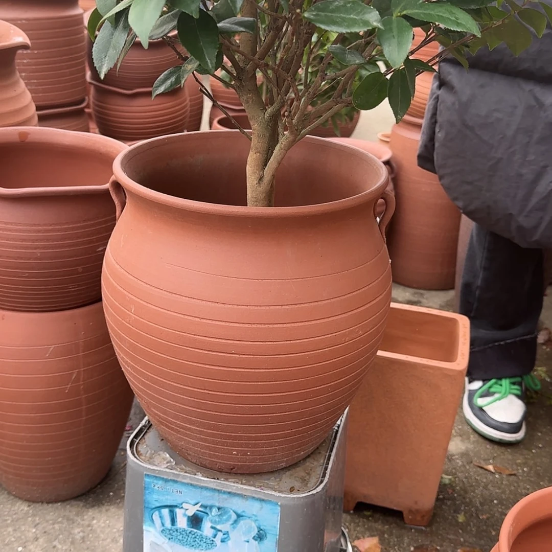【闪购商品】紫砂花盆口26高30