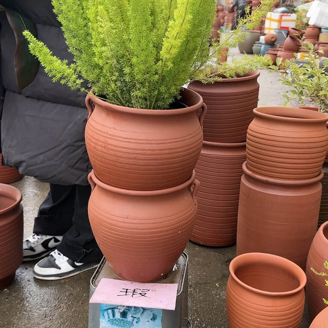 【闪购商品】紫砂花盆口24高26