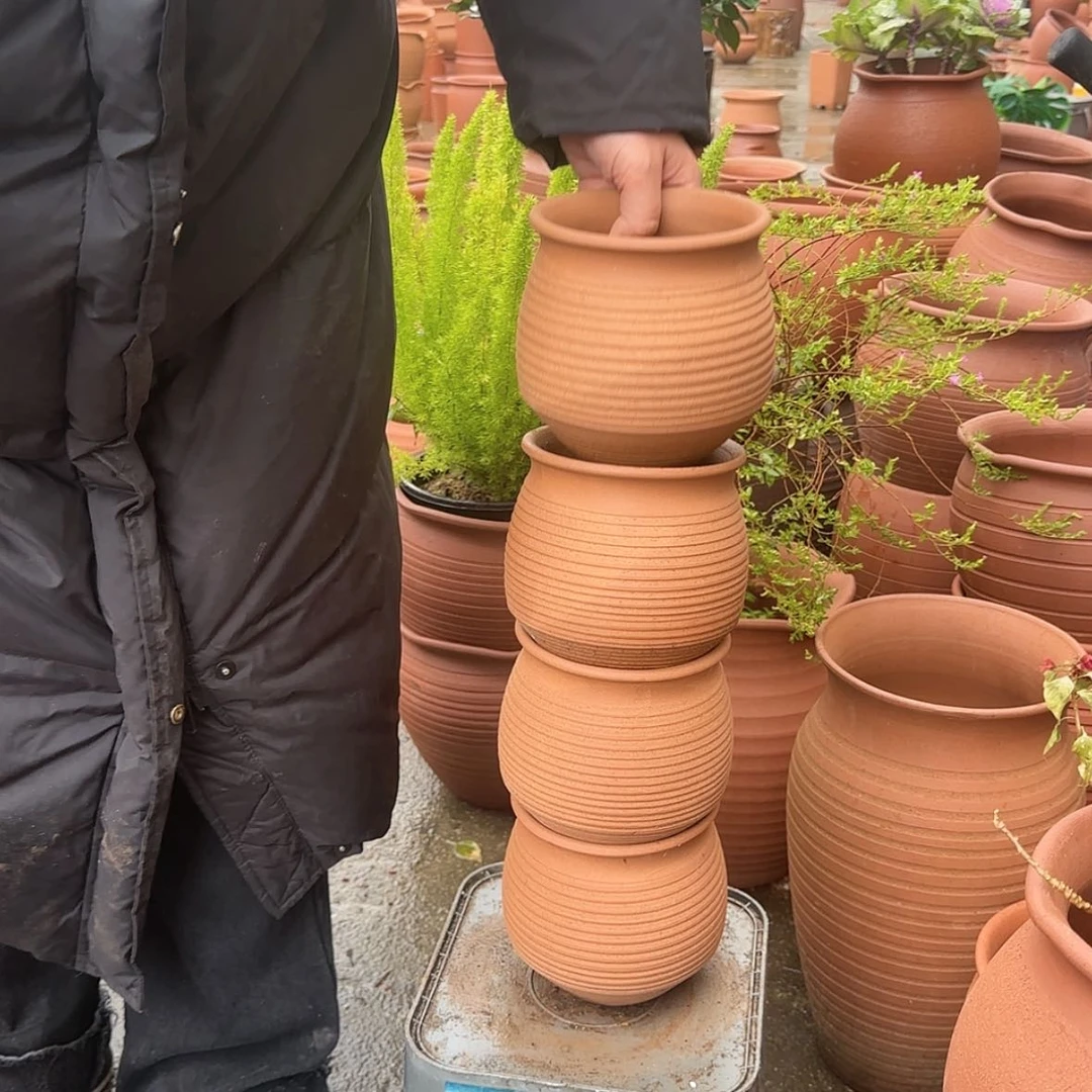 【闪购商品】紫砂花盆口13高14