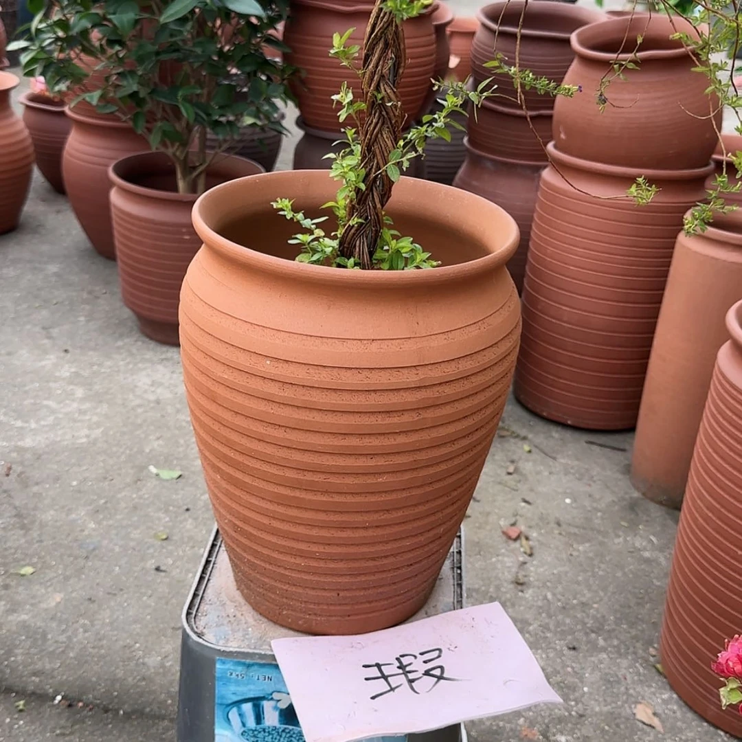 【闪购商品】紫砂花盆口21高31