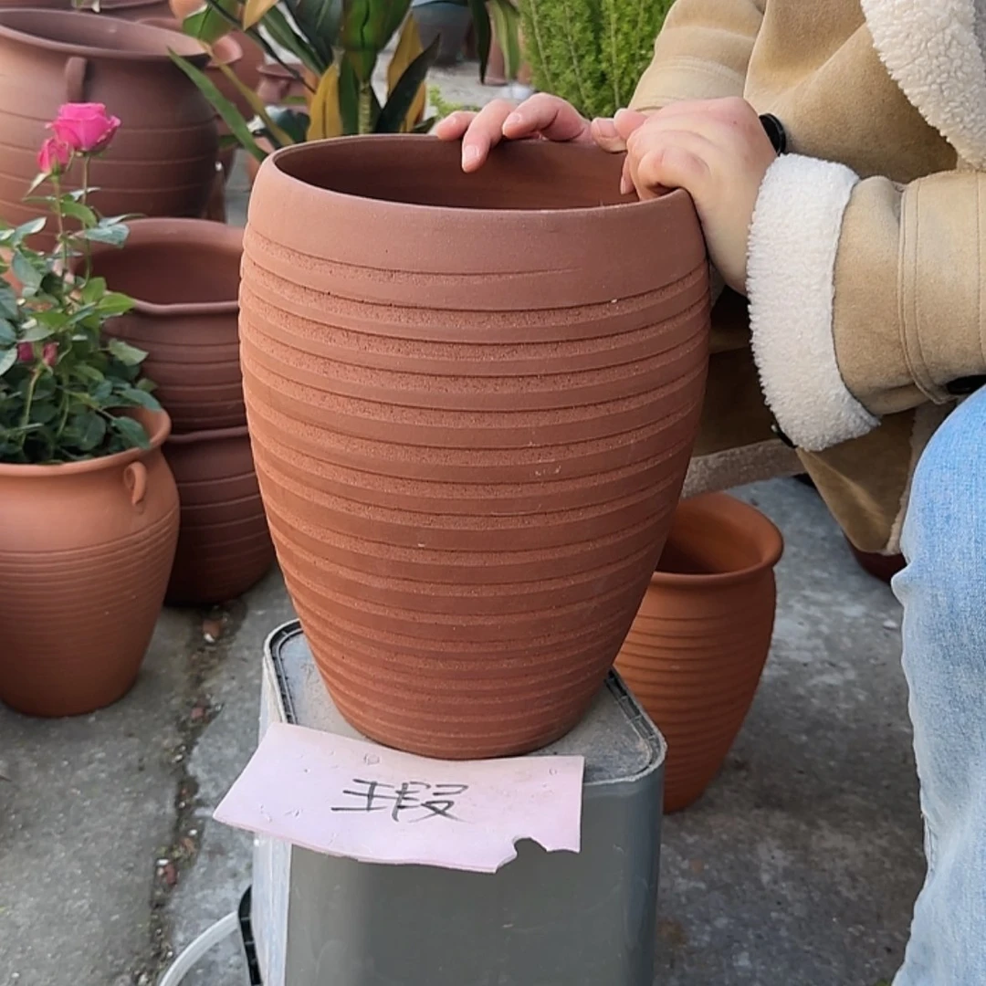 【闪购商品】紫砂花盆口20高32