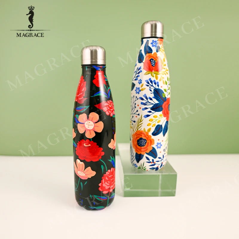 MAGRACE HOME创意可乐瓶印花保温杯不锈钢大容量保温杯创意饰品