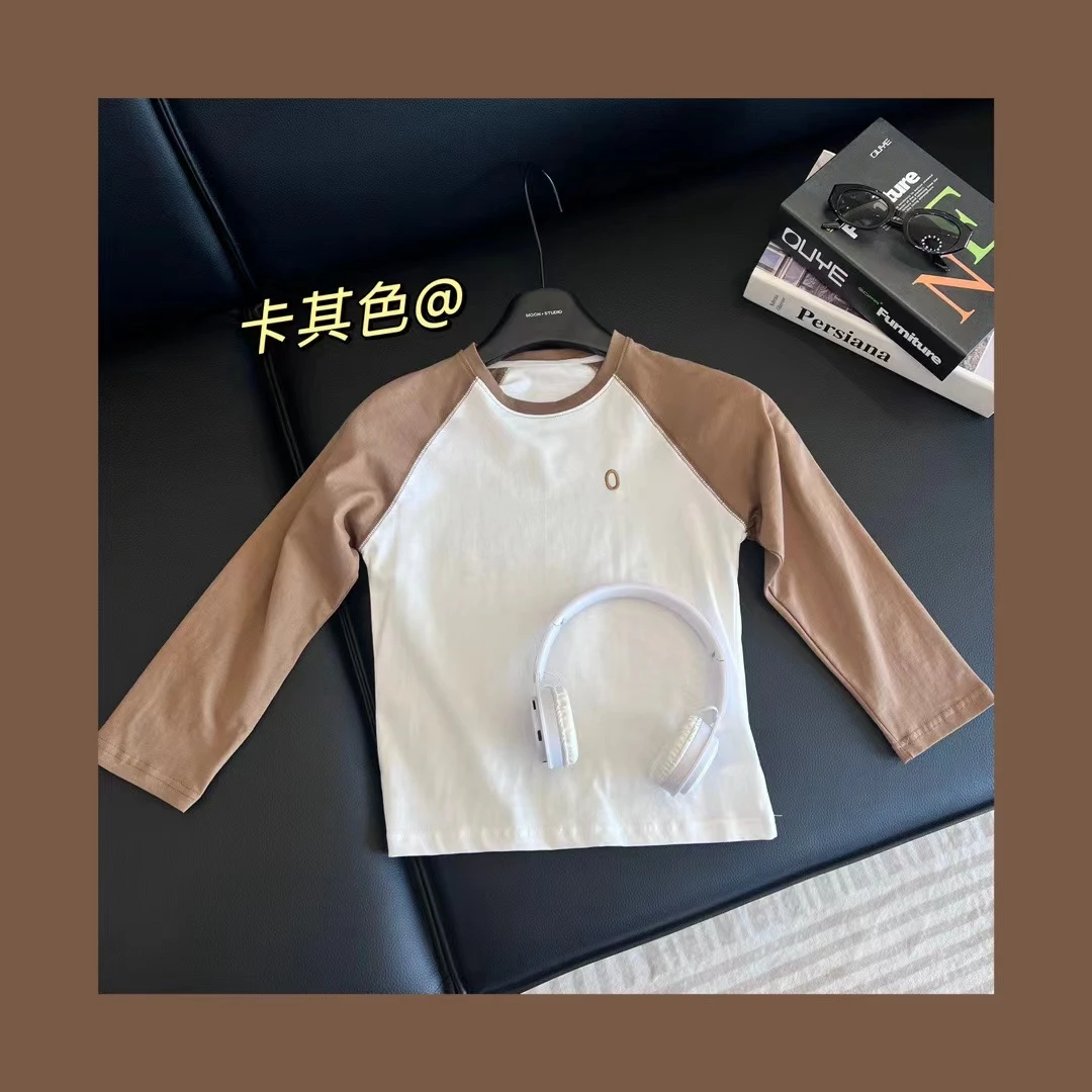 纯棉儿童打底衫舒适宽松〈长袖T〉