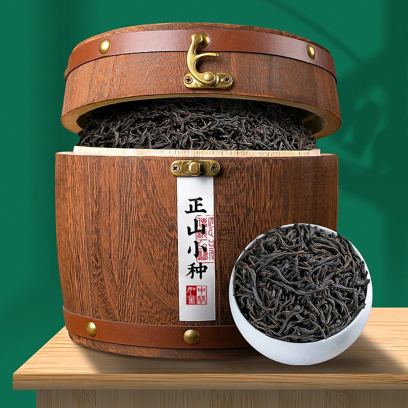 正宗正山小种红茶浓香型木桶散装茶叶礼盒装送礼