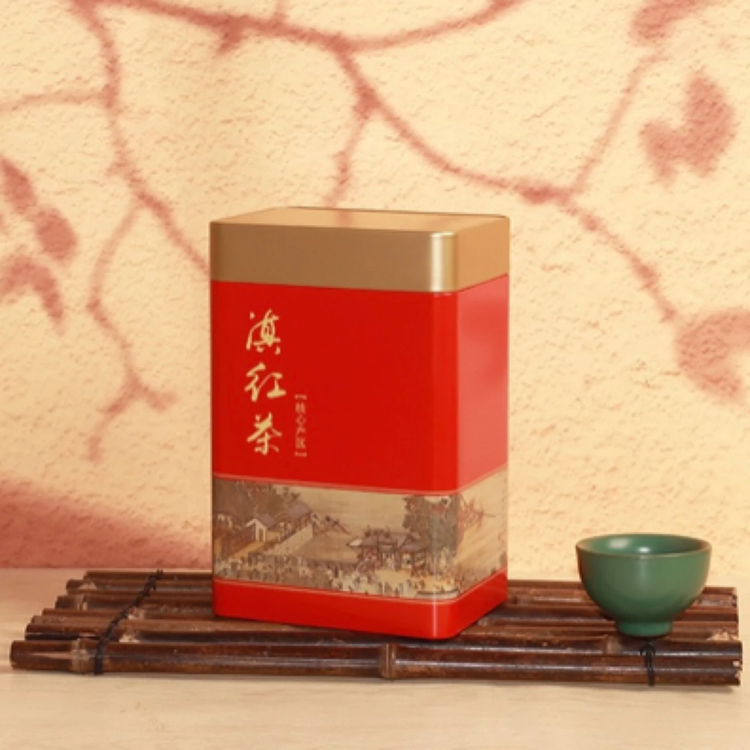 古风云南滇红大金针红茶铁罐装