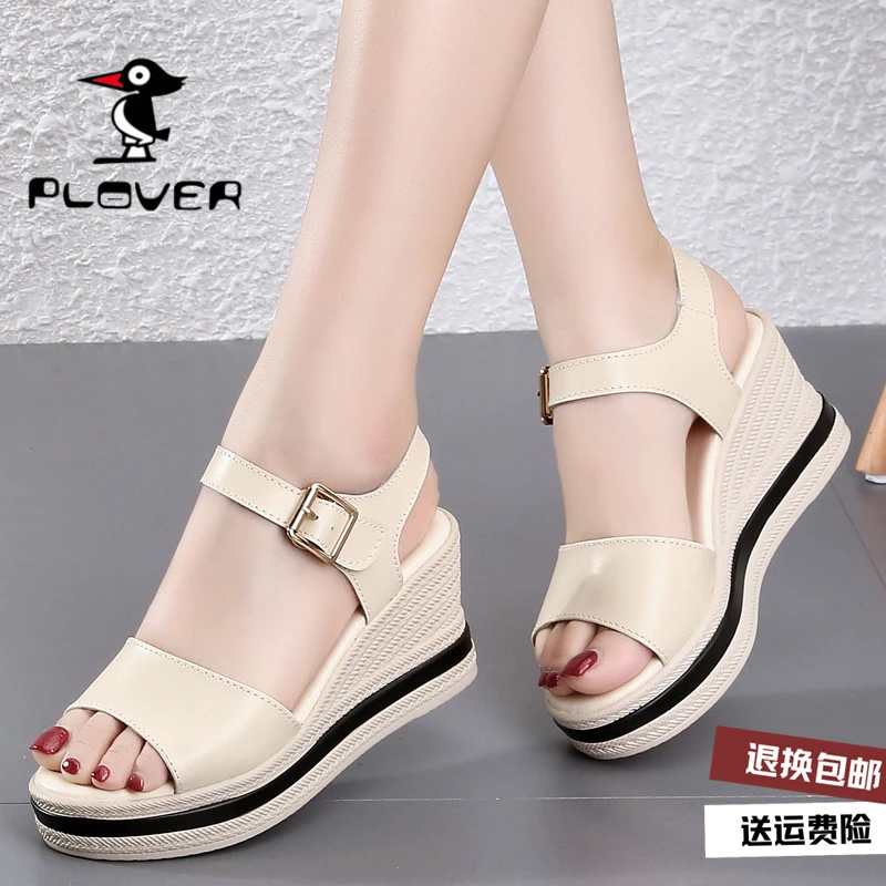 PLOVER品牌百搭软底凉鞋女款2024夏季新款时尚防滑一字带凉拖鞋女