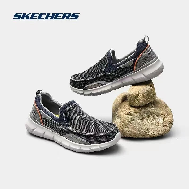 【步云3】斯凯奇舒适男鞋一脚蹬健步鞋潮流简约时尚运动鞋210465