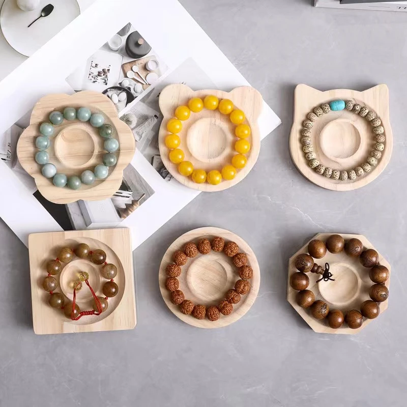 DIY手作串珠穿珠设计品牌托盘手串项链散珠DIY手作展示托盘