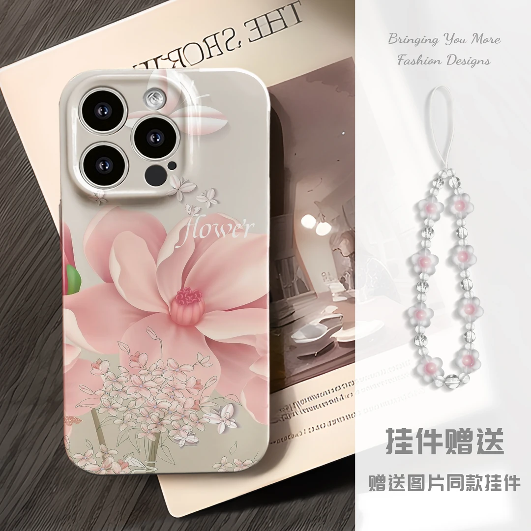 适用于苹果16华为OPPO小米VIVO高级感百搭创意软菲林手机壳K222