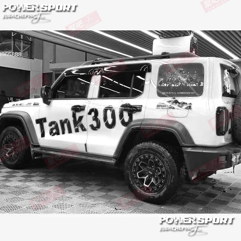 适用于新坦克300车贴拉花越野车身腰线改装饰tank车贴纸英文涂装