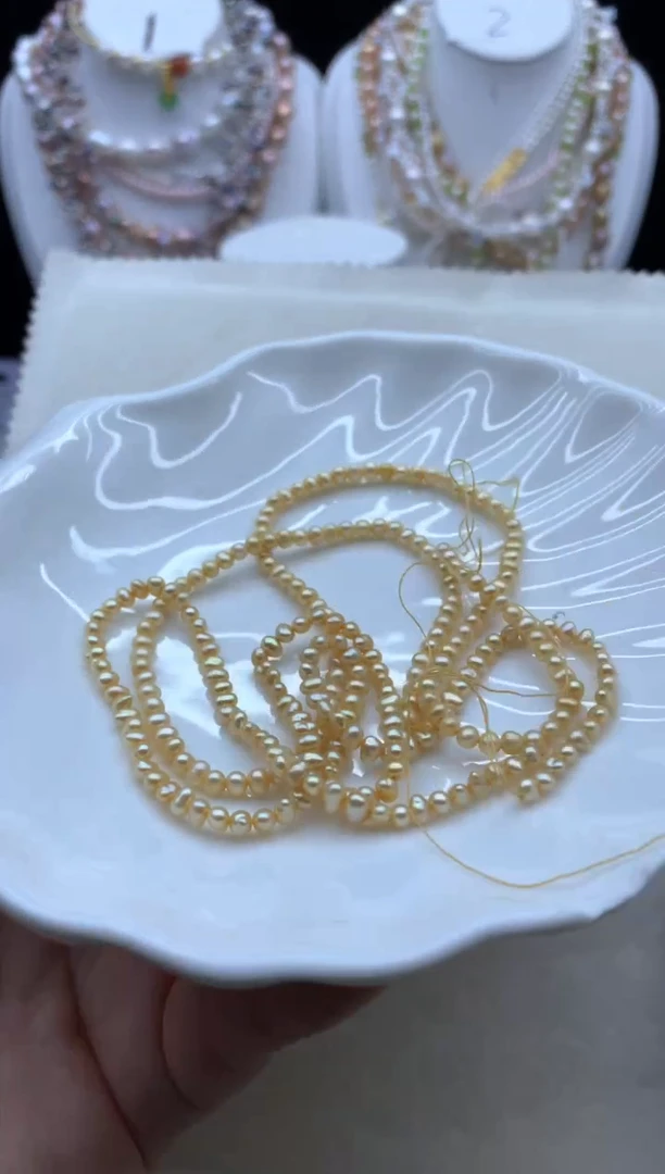 【闪购商品】淡水珍珠颈饰未镶嵌淡水珍珠项链多样性发其一