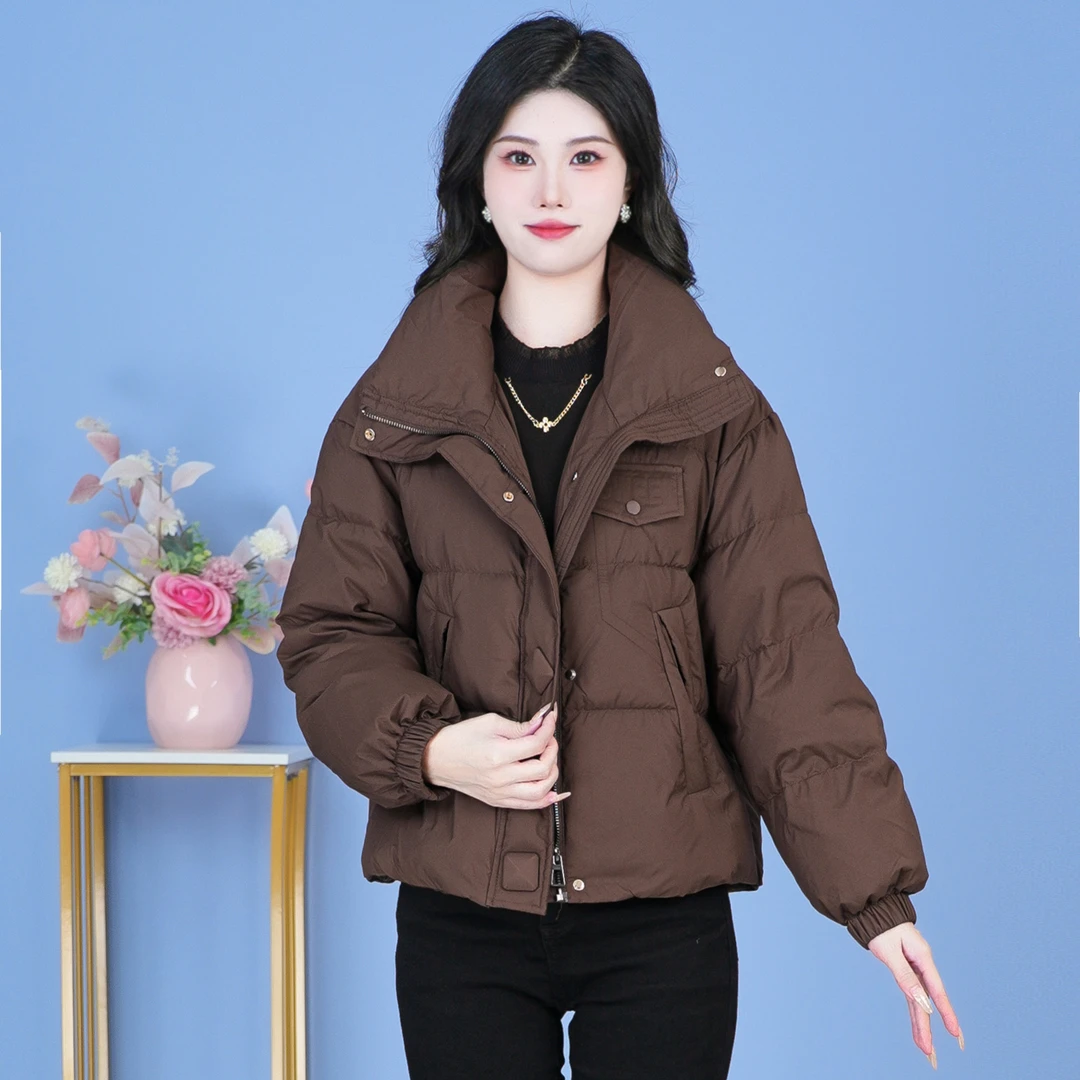 【SJYF2810】2024年秋冬新款时尚气质女士显瘦保暖短款羽绒服