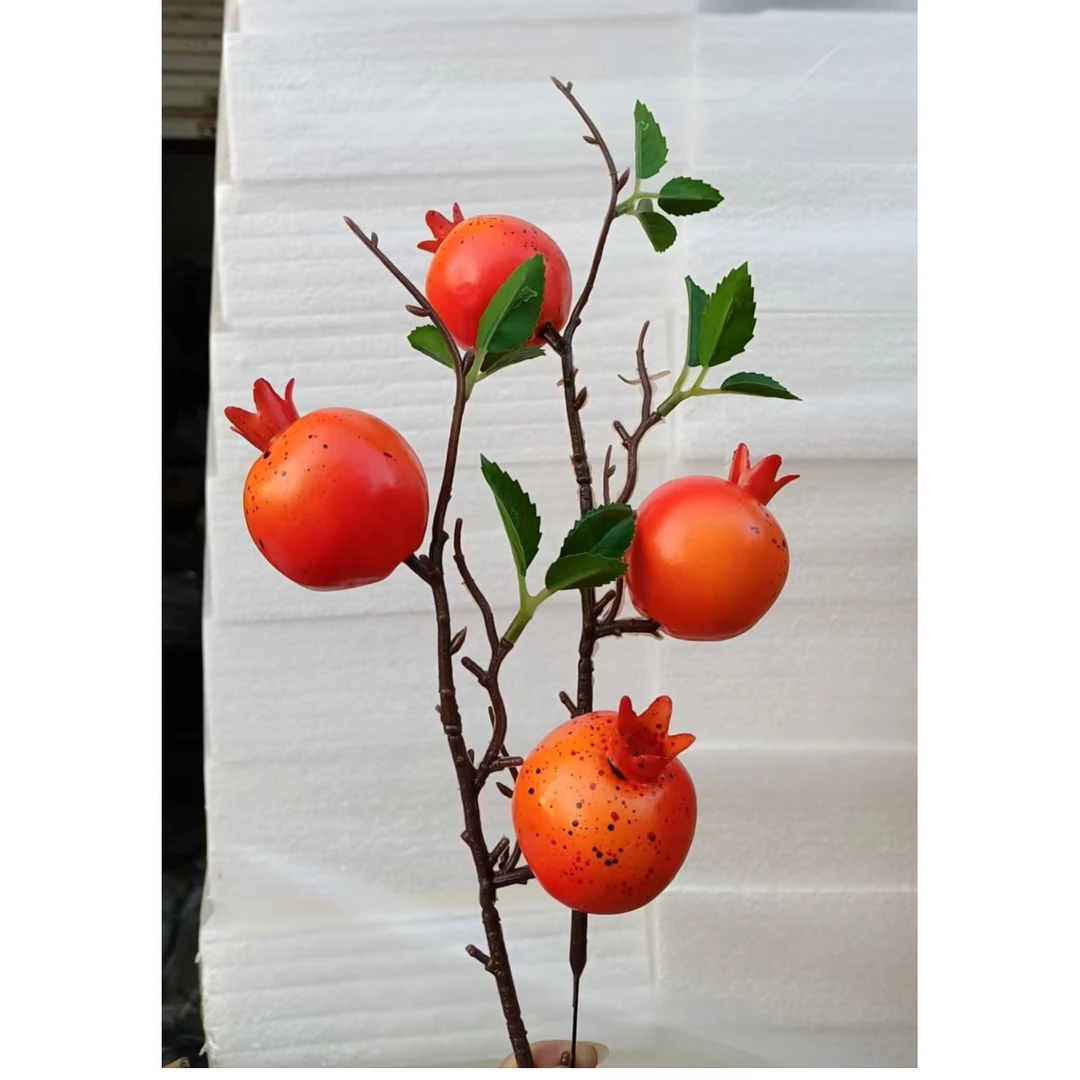 仿真石榴   新年装饰DIY
