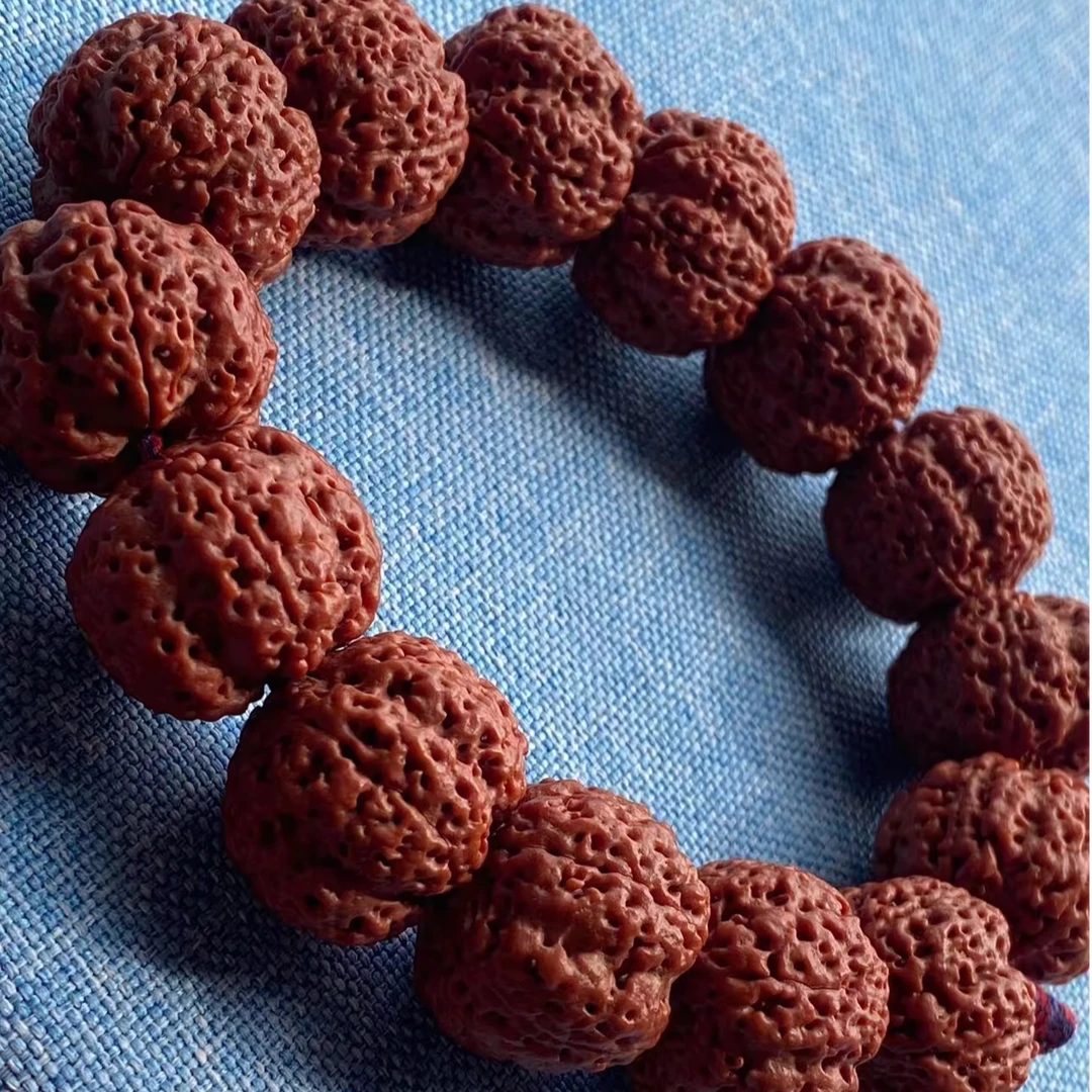 金刚菩提手串丨正宗五星双龙蜂王丨皮质完美丨肉度饱满丨油性十足